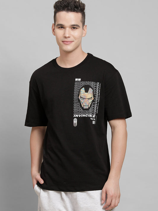 Iron Man Black Tshirt For Men