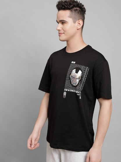 Iron Man Black Tshirt For Men