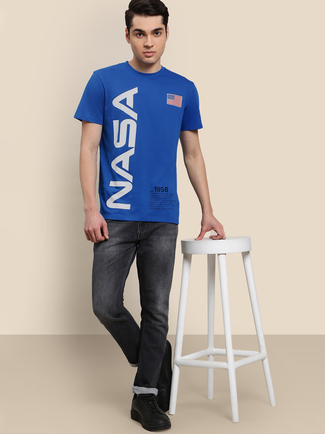 NASA Blue Tshirt For Men