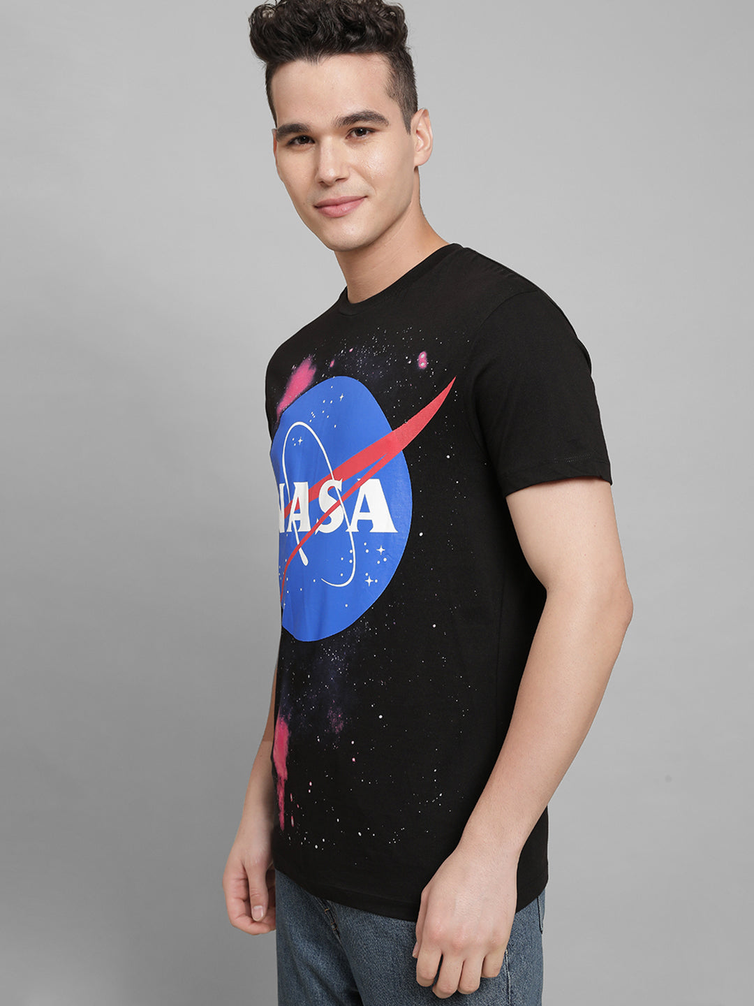 NASA Black Tshirt For Men