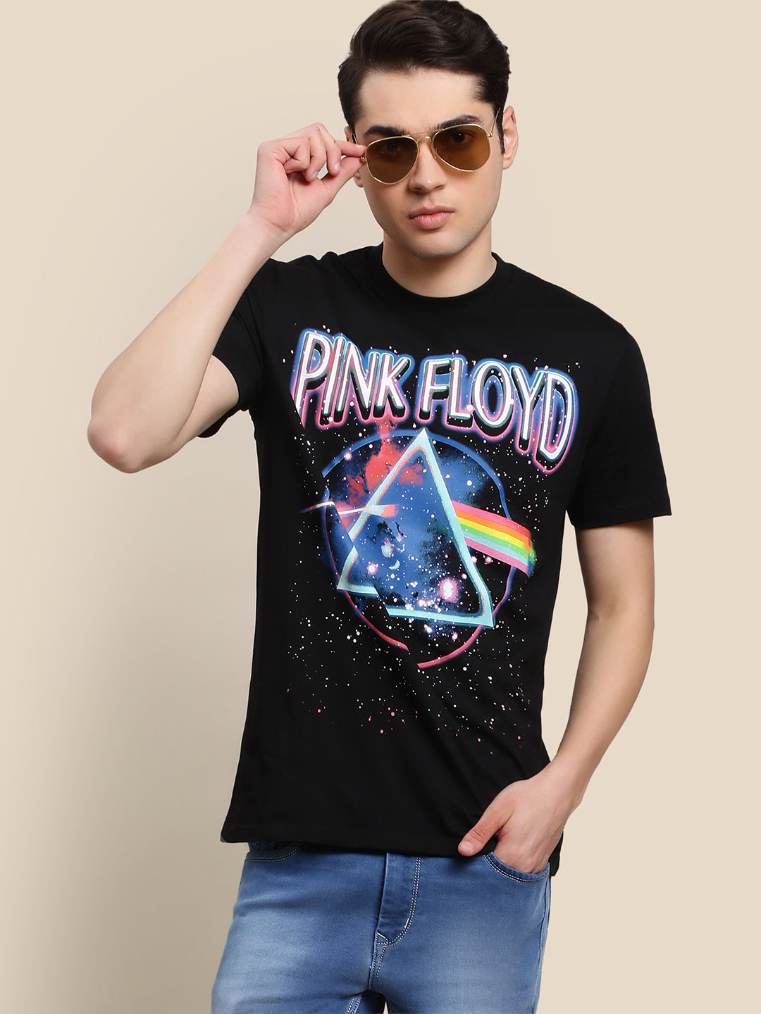 Pink Floyd Black Tshirt For Men