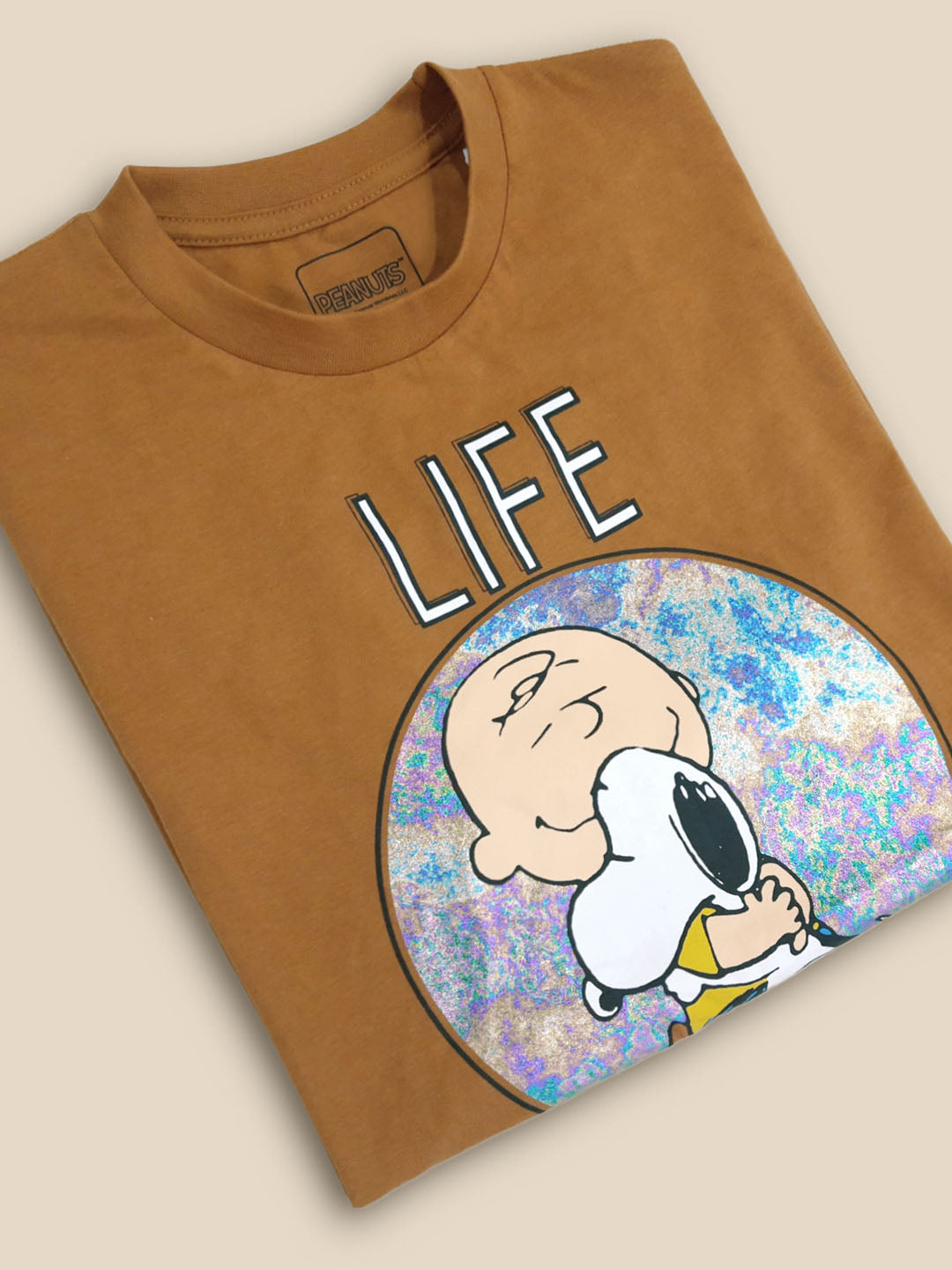 Peanuts Brown Tshirt For Men