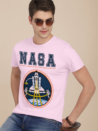 NASA Purple Tshirt For Men