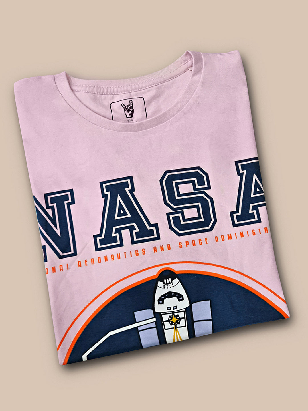 NASA Purple Tshirt For Men