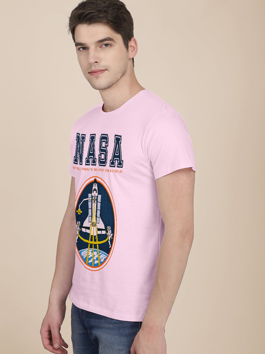 NASA Purple Tshirt For Men