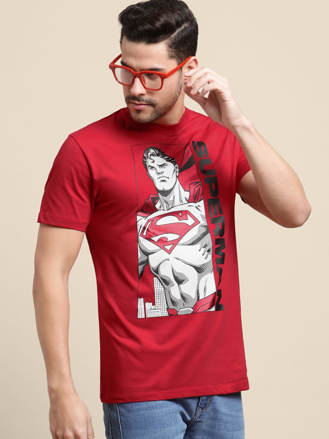 Superman Red Tshirt For Men