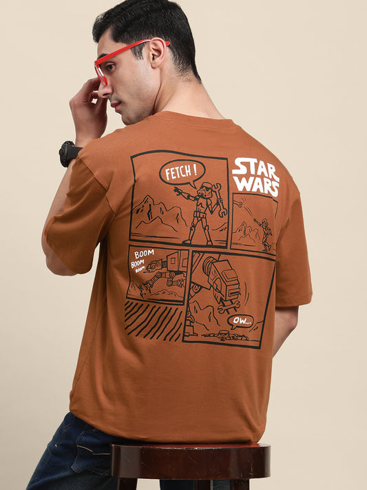 Star Wars Brown Tshirt For Men