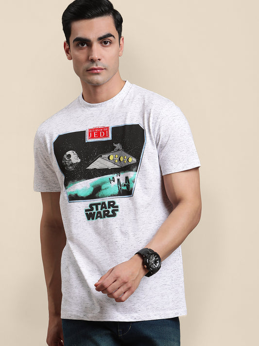 Star Wars White Tshirt For Men