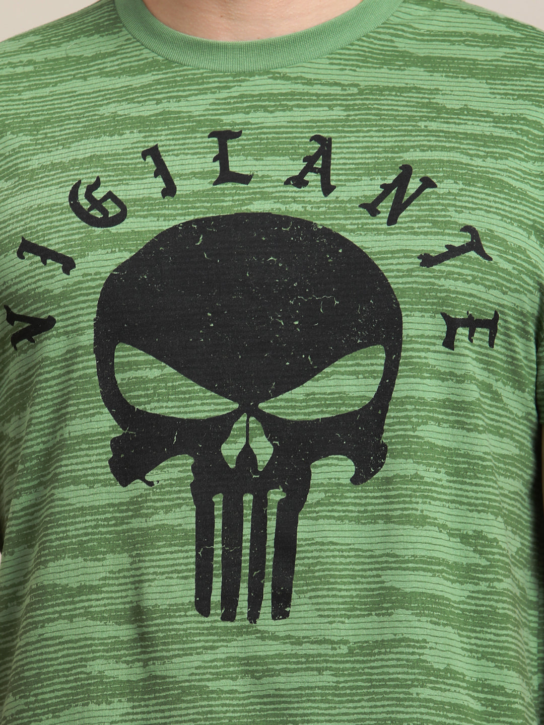 Punisher Green Tshirt For Men