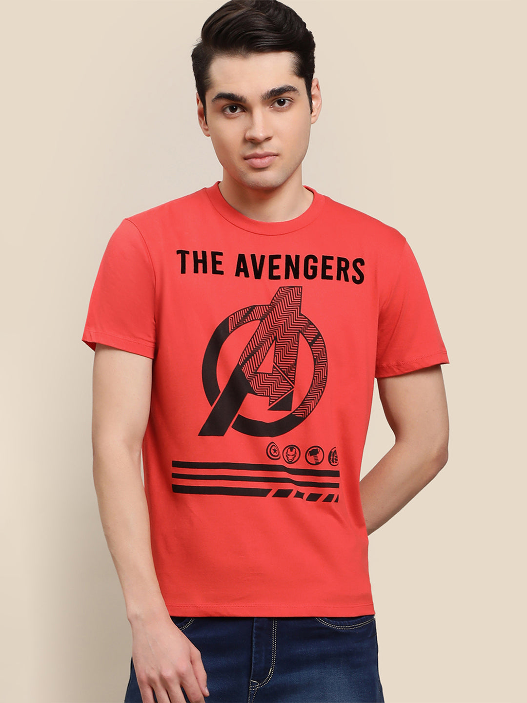 Avengers Red Tshirt For Men