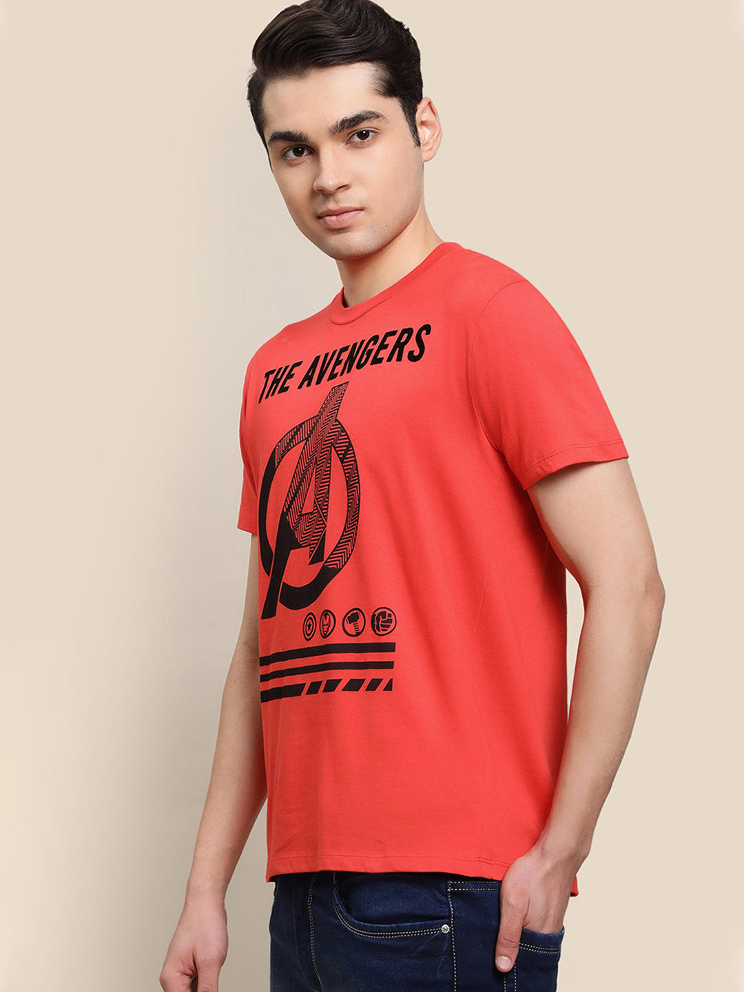 Avengers Red Tshirt For Men