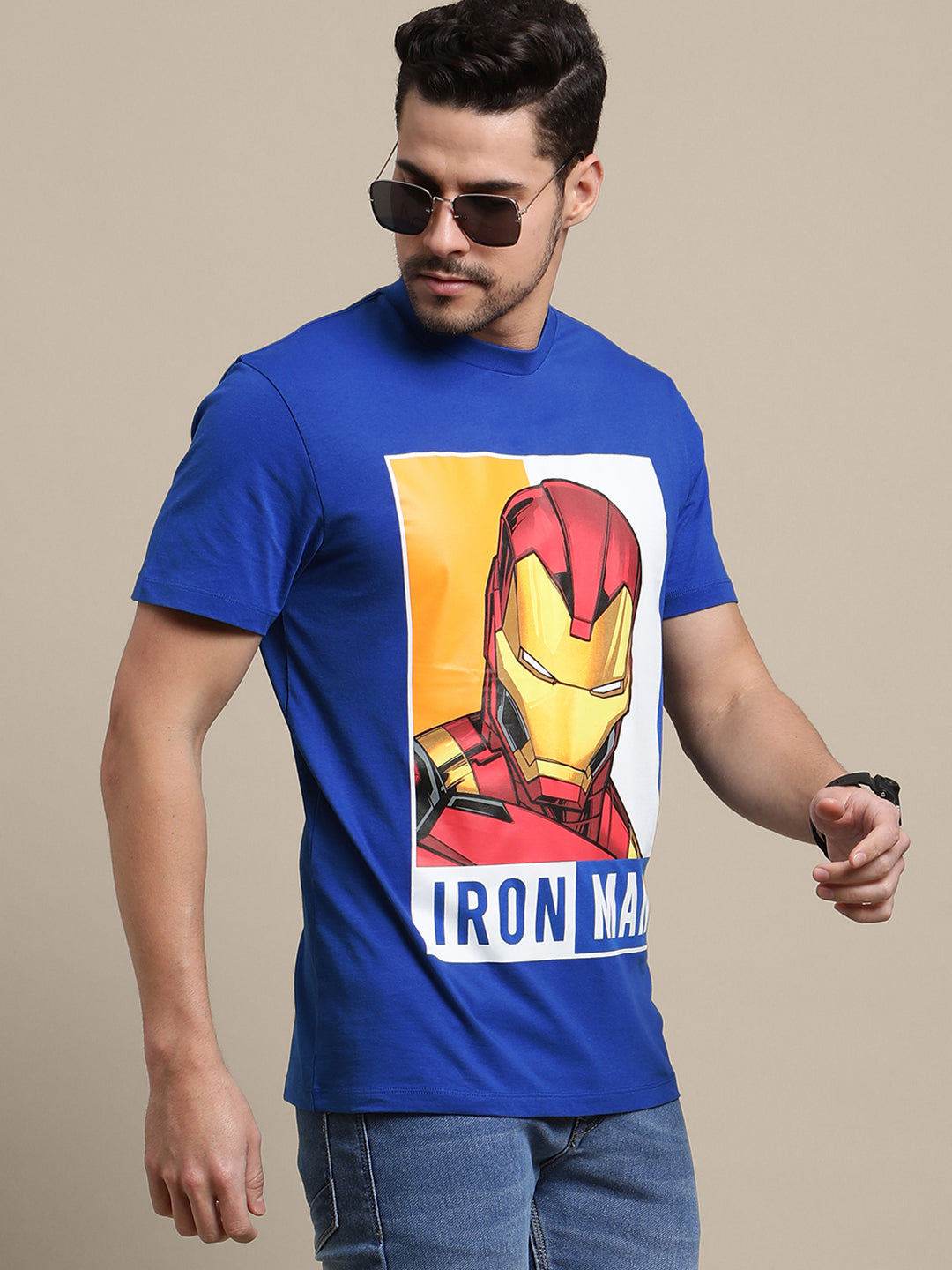 Iron Man Blue Tshirt For Men