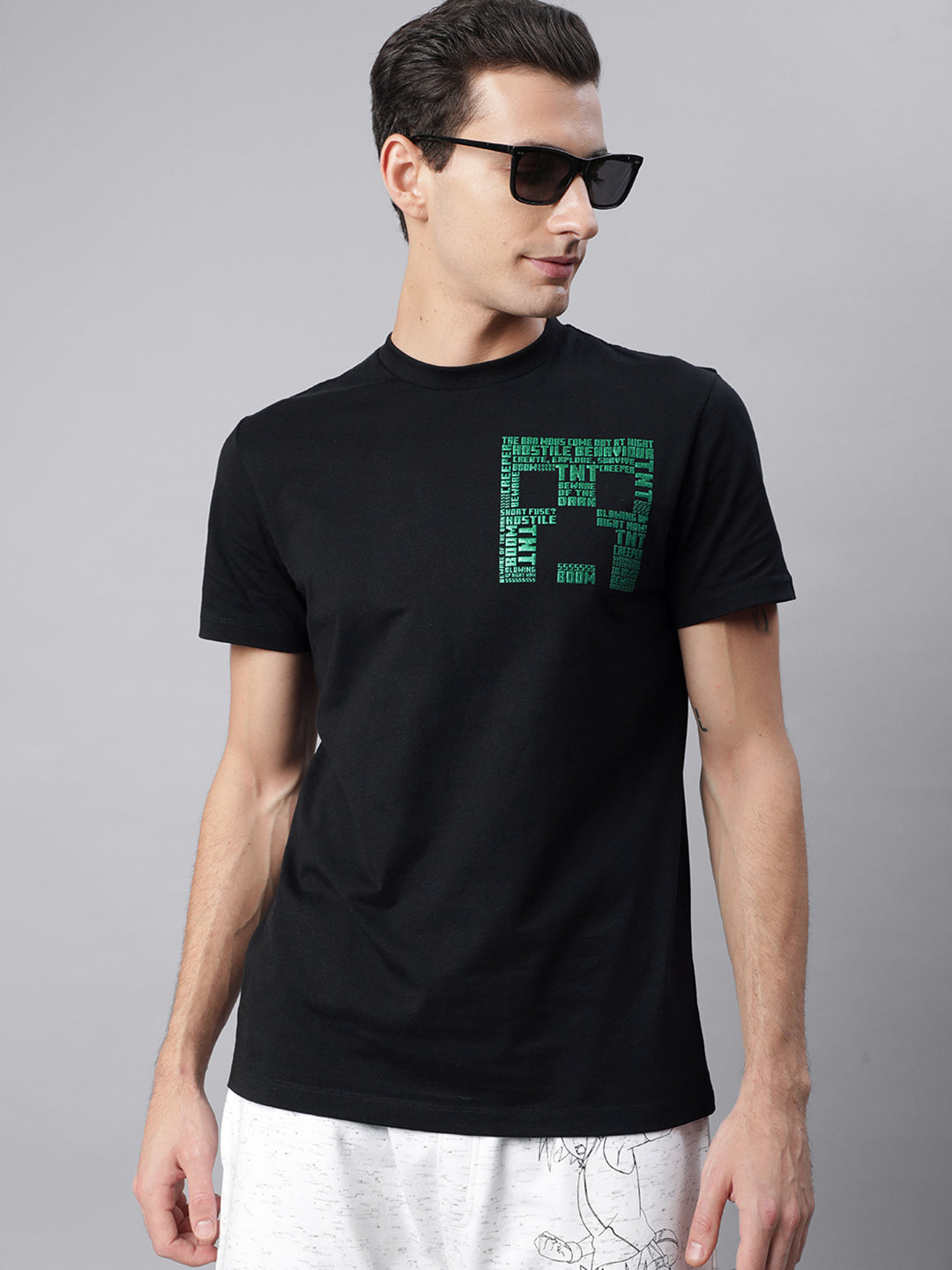 Minecraft Regular Fit Tshirt For Men