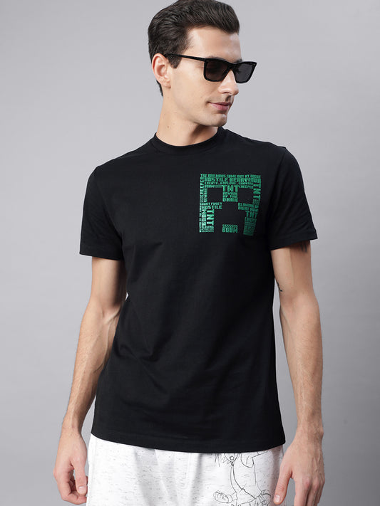 Minecraft Black Tshirt For Men