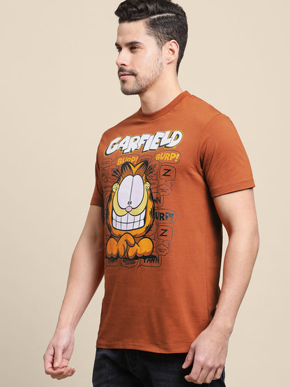 Garfield Brown Tshirt For Men