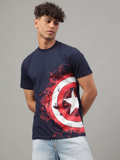 Captain America Blue Tshirt For Men