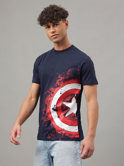 Captain America Blue Tshirt For Men