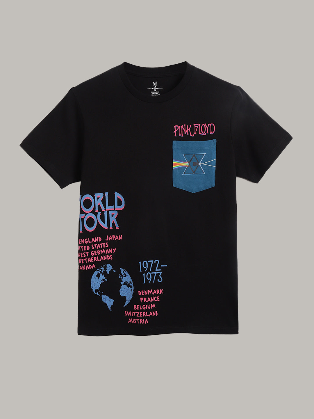 Pink Floyd Regular Fit Tshirt For Men