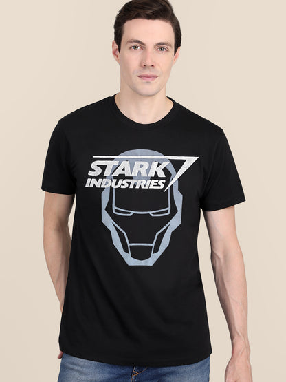 Iron Man Black Tshirt For Men