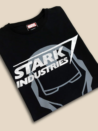 Iron Man Black Tshirt For Men