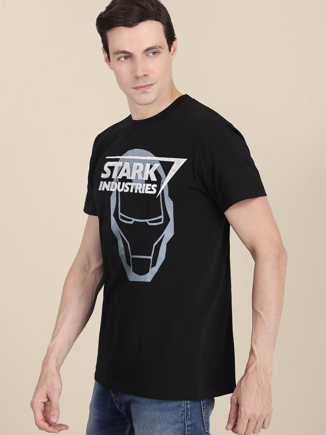 Iron Man Black Tshirt For Men