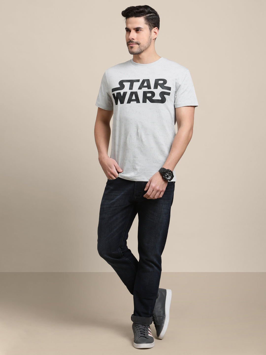 Star Wars Grey Tshirt For Men