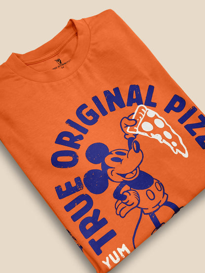 Mickey & Friends Orange Tshirt For Men