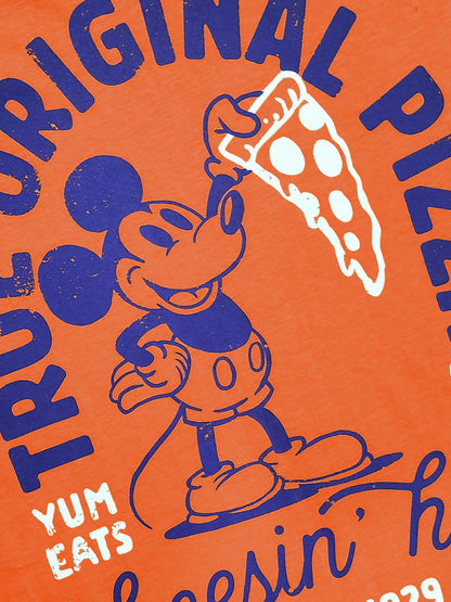 Mickey & Friends Orange Tshirt For Men