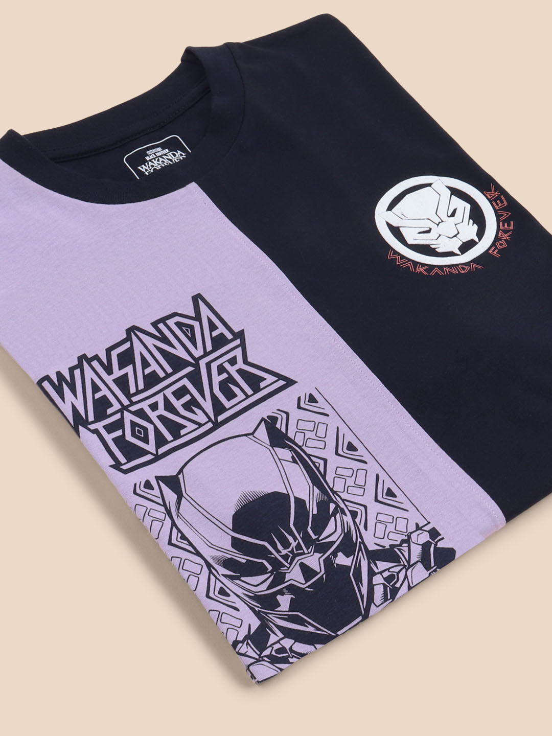 Black Panther Wakanda Forever Regular Fit Tshirt For Men