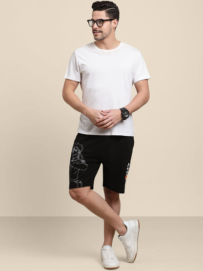 Naruto Black Shorts For Men