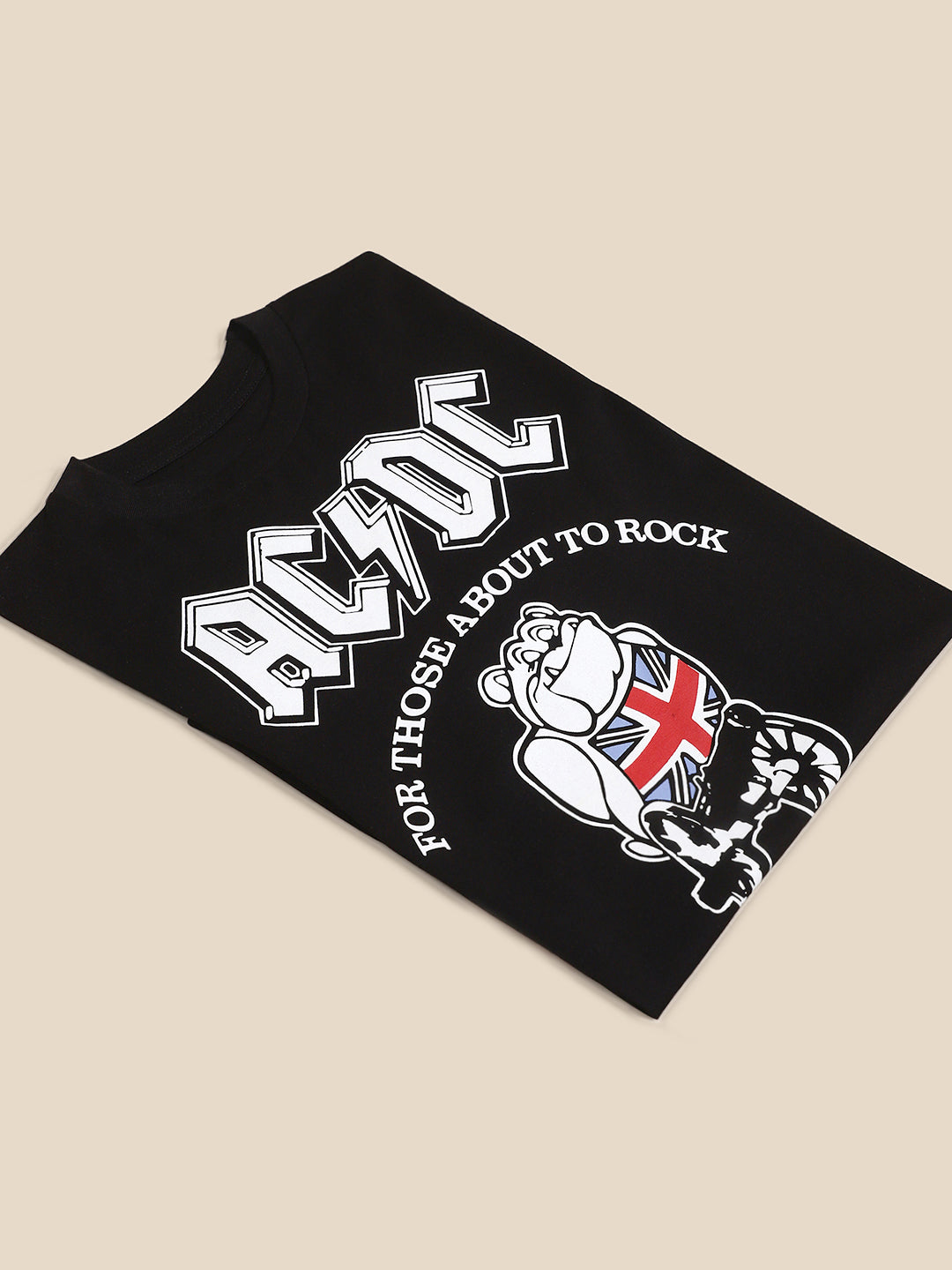 AC/DC Black Tshirt For Men