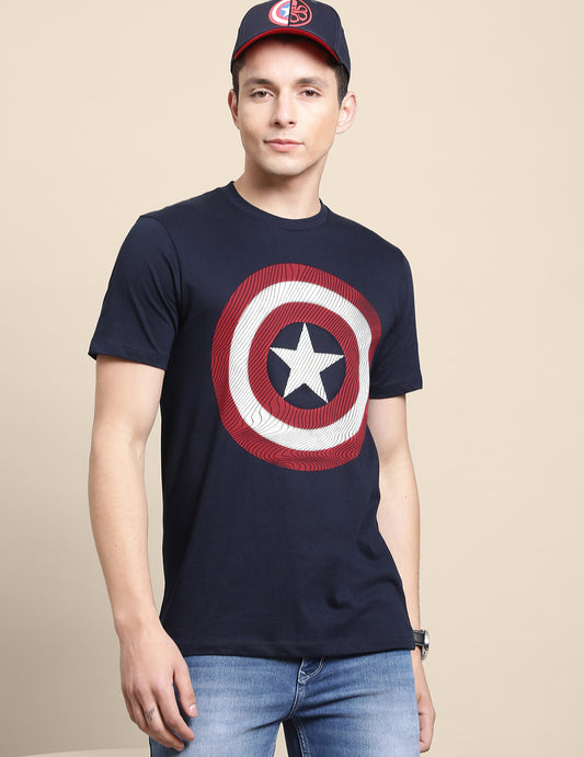 Captain America Blue Tshirt For Men