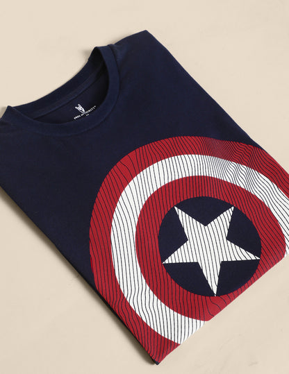 Captain America Blue Tshirt For Men