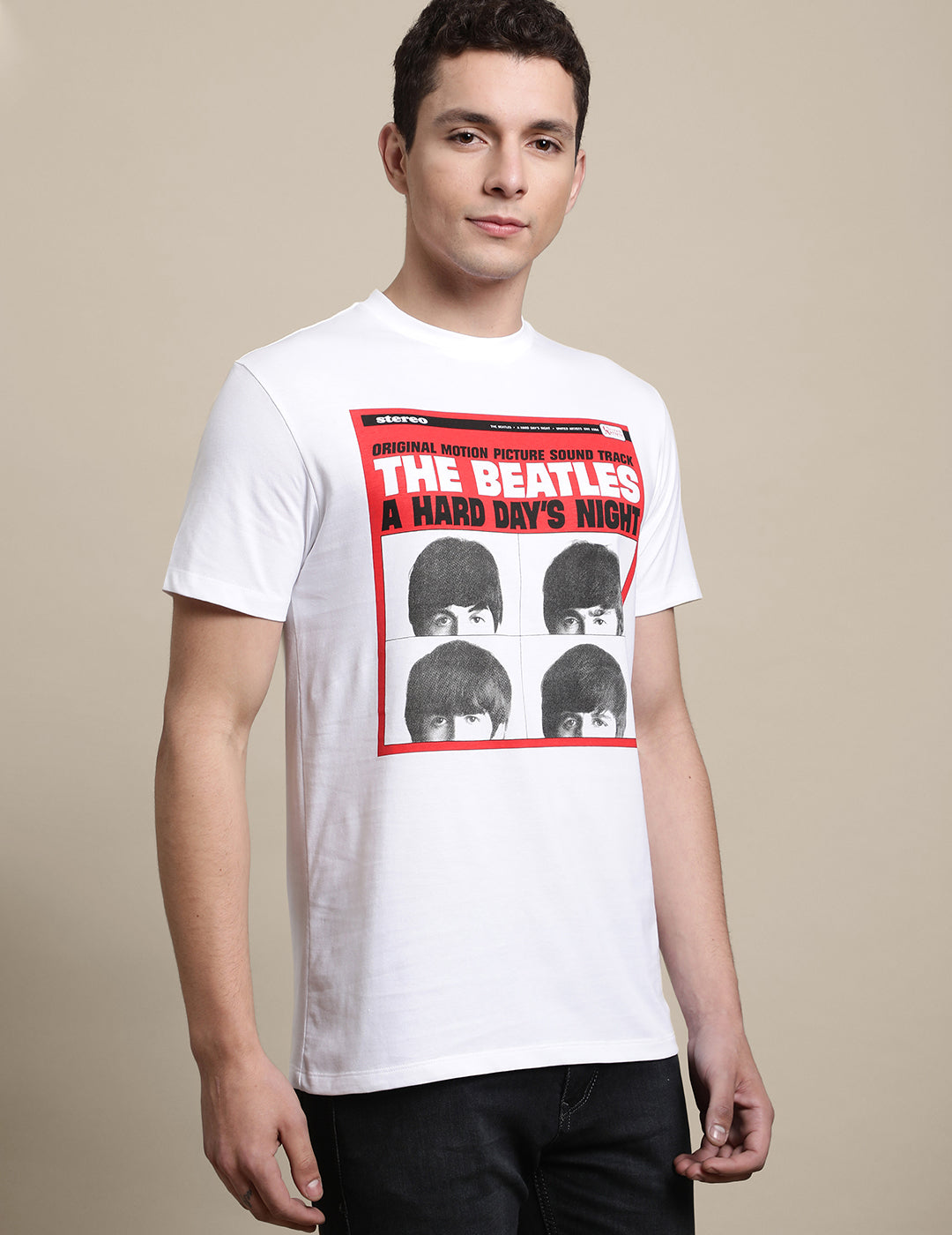 The Beatles White Tshirt For Men