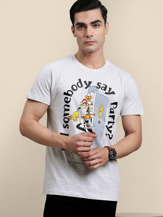 Looney Tunes Grey Tshirt For Men