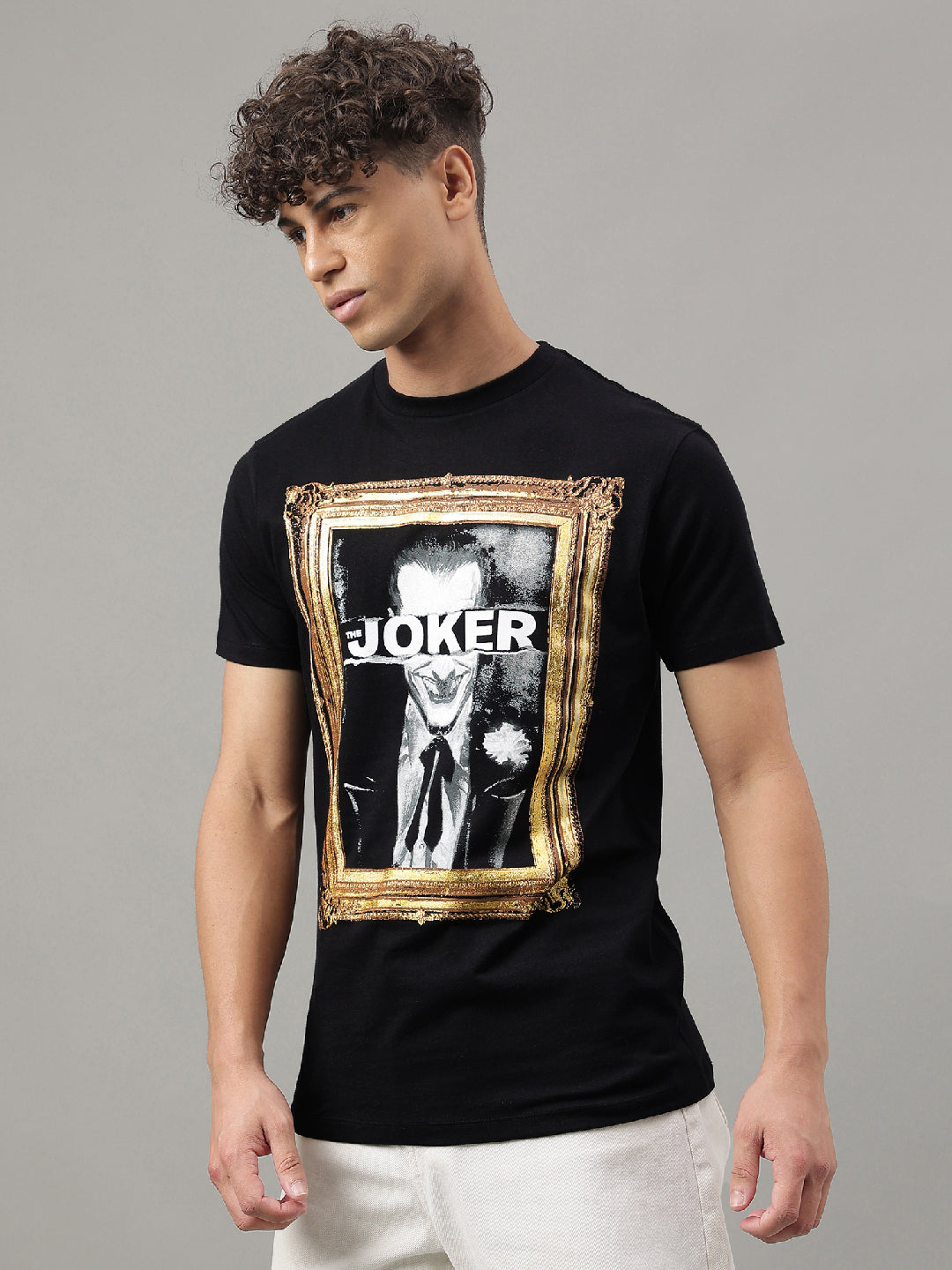 Joker Black Tshirt For Men