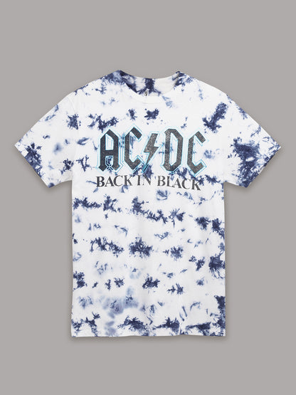 AC/DC Blue Tshirt For Men