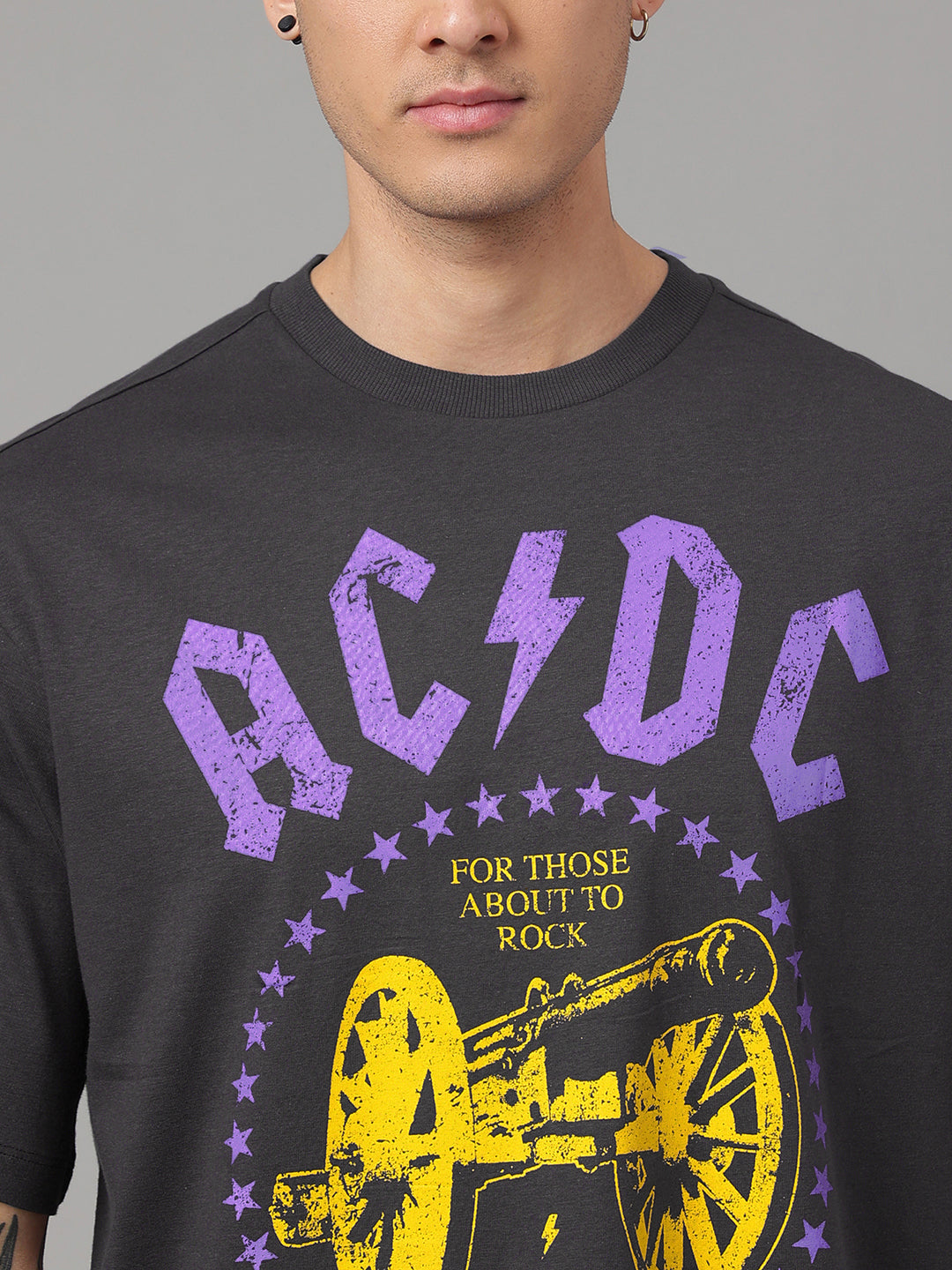 AC/DC Oversized Tshirt For Men