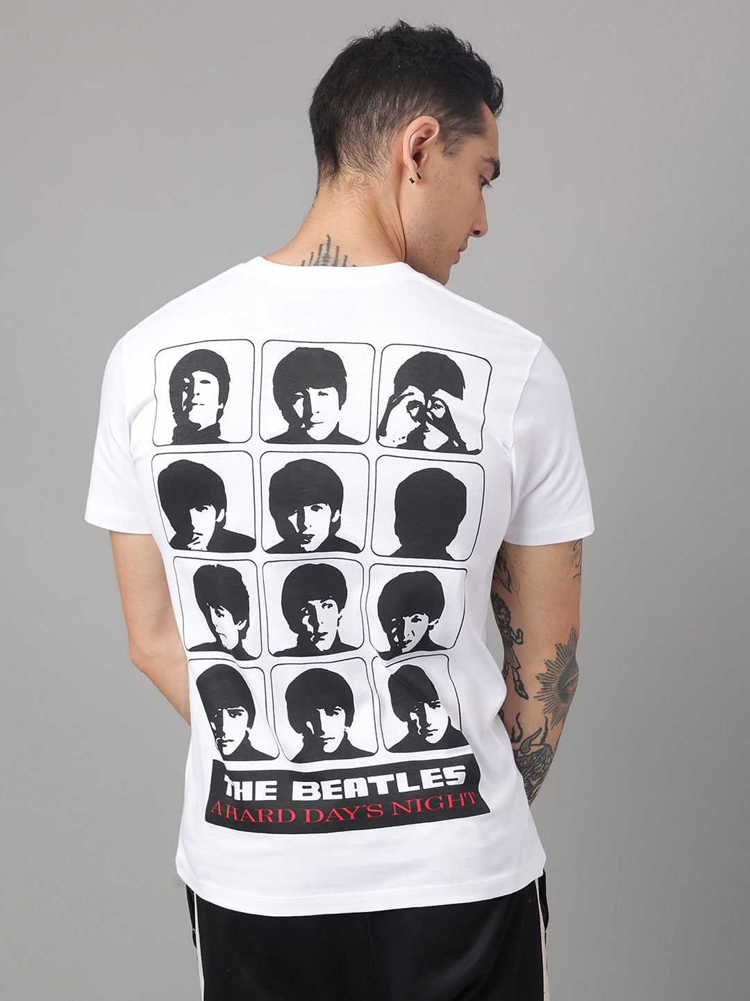 The Beatles White Tshirt For Men