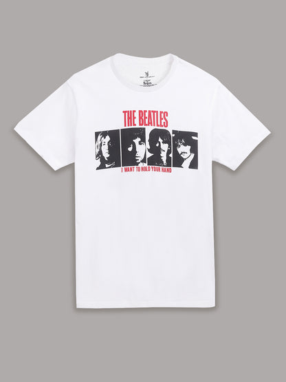 The Beatles White Tshirt For Men