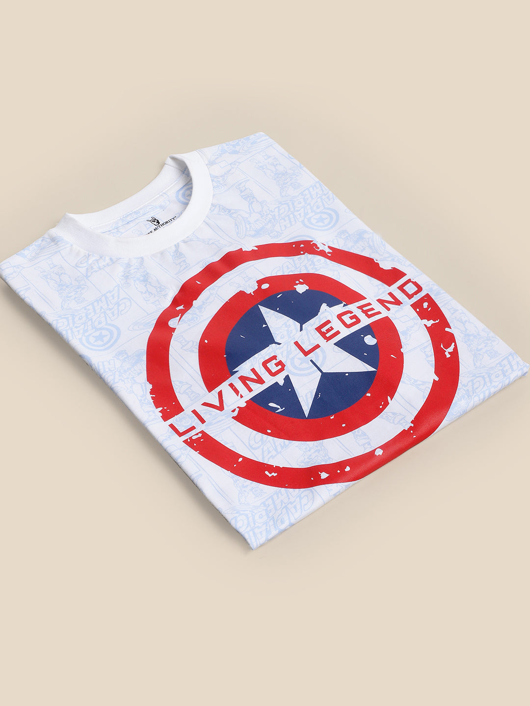 Captain America Regular Fit Tshirt For Men