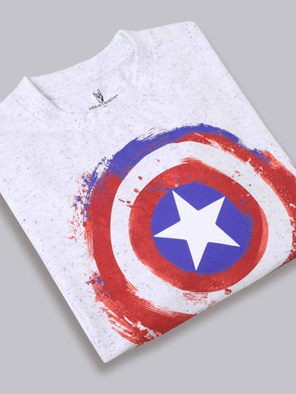 Captain America Blue Tshirt For Men