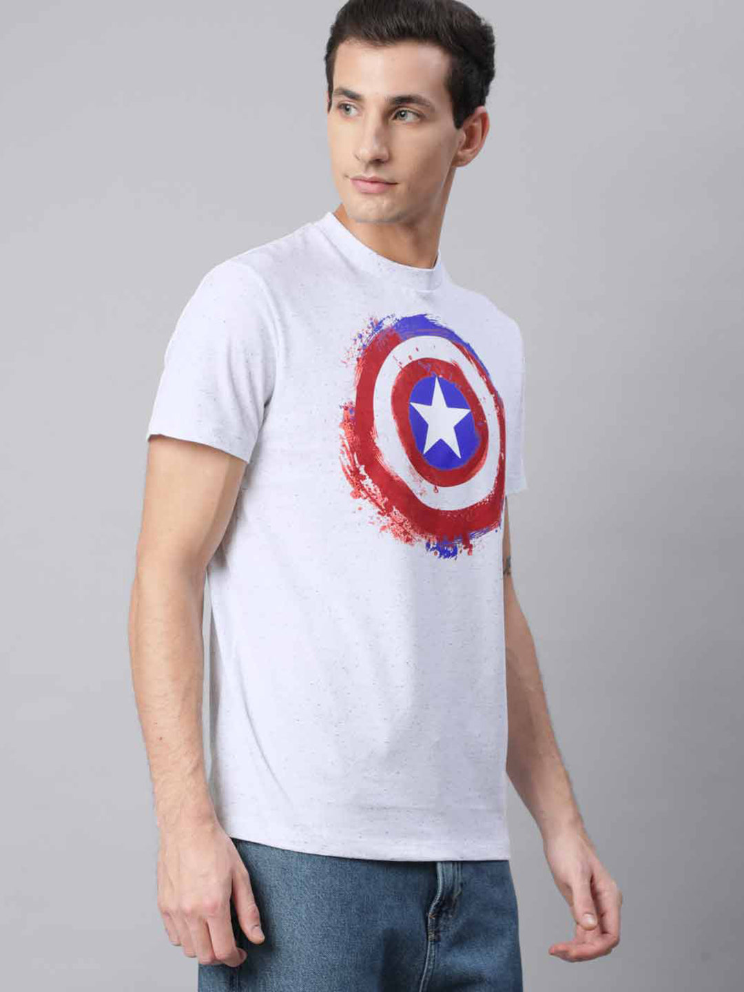 Captain America Blue Tshirt For Men