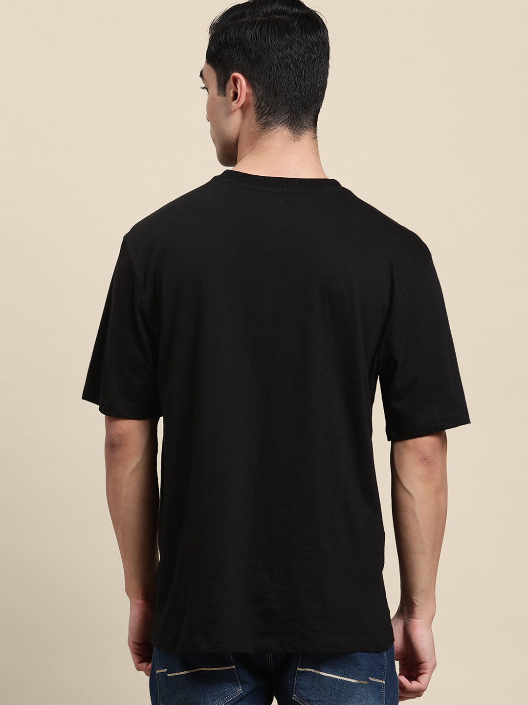 NASA Oversized Black Tshirt For Men