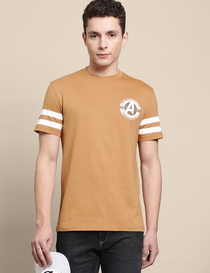 Avengers Cream Tshirt For Men