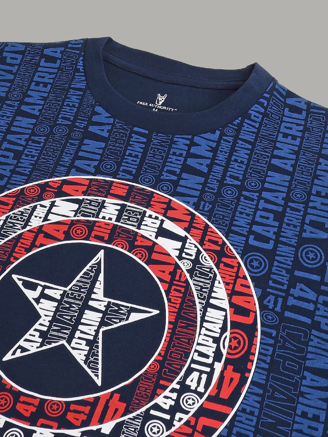 Captain America Blue Tshirt For Men