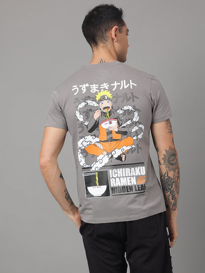 Naruto Grey Tshirt For Men