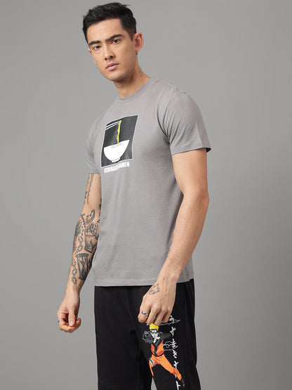 Naruto Grey Tshirt For Men