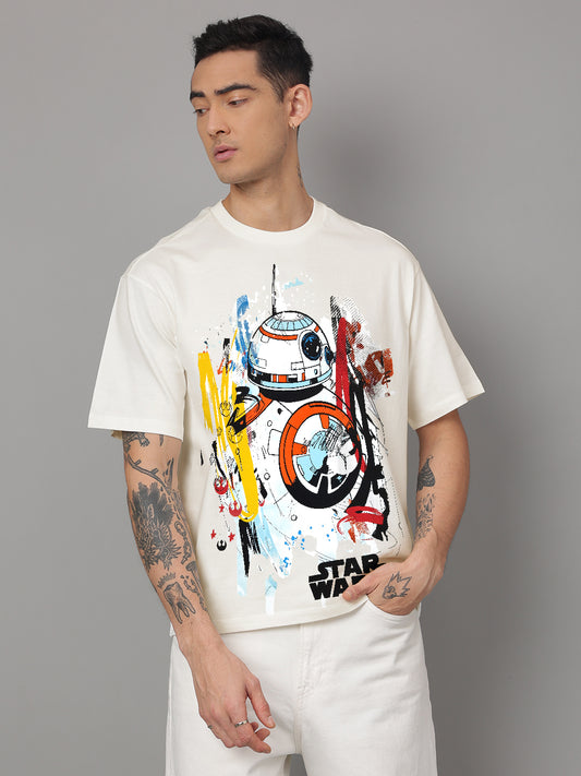 Star Wars White Tshirt For Men