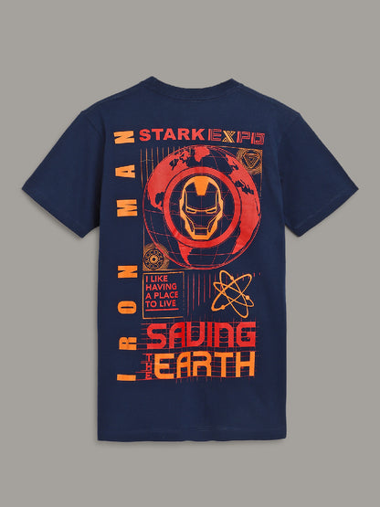 Iron Man Blue Tshirt For Men